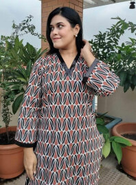 2240 - Celebrella Multi Kurti Black