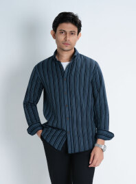 2301 - ETERNA Navy Stripes Shirt