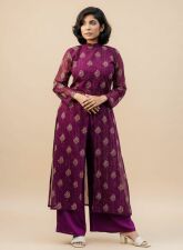 1130 - Stylish 2 piece Set - Purple