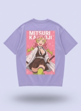 2320 - Mitsuri Kanroji – Demon Slayer | Lycra Oversized Drop Shoulder Tee