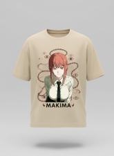 2321 - Makima – Chainsaw Man | Lycra Oversized Drop Shoulder Tee