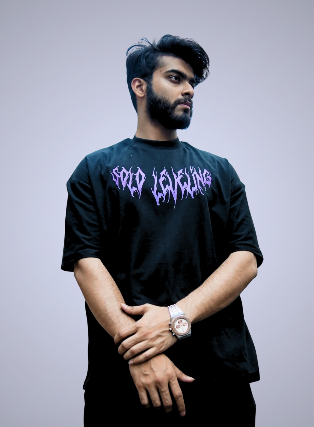 2333 - Sung Jinwoo | Solo Leveling | Oversized Drop Shoulder