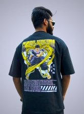 2338 - Stone Hashira – Gyomei Himejima | Demon Slayer | Oversized Drop Shoulder