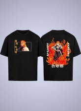 2341 - Kyojuro Rengoku | Demon Slayer | Oversized Drop Shoulder