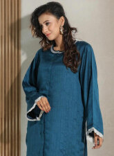 2279 - Celebrella Ethnic Elegance Kurti - Purple