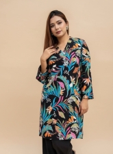 2213 - Celebrella Kurti (Black & Multi)