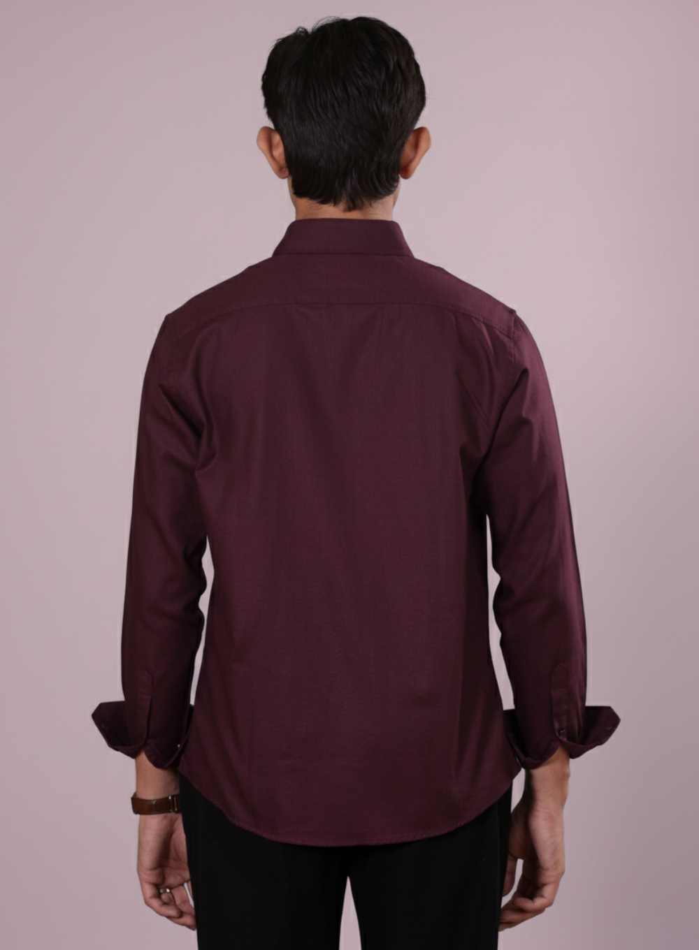 2345 - SOLID Burgundy Shirt