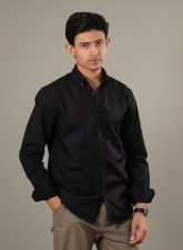 2346 - SOLID Black Shirt