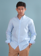 2347 - SOLID Sky Blue Shirt