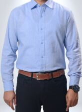 1875 - MS LIN1 Lt. Blue Formal Shirt