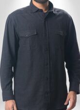 1877 - MS LIN4 Black Formal Shirt