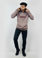 904 - Expresso - Light Coffee color Drop Shoulder Hoodie