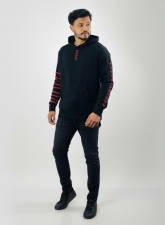 903 - Juuzou-Black Drop Shoulder Hoodie