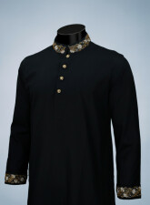 1287 - PLATINUM Panjabi PL21 - Black