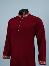 1291 - PLATINUM Panjabi PL23 - Maroon