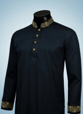 1301 - PLATINUM Panjabi PL31 - Black
