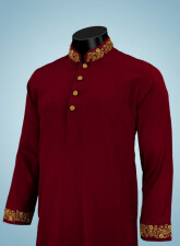 1303 - PLATINUM Panjabi PL33 - Maroon