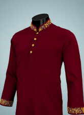 1307 - PLATINUM Panjabi PL37 - Marron