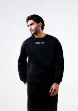 2423 - Robes & Co Winter  Sweatshirt - Black 9134