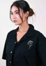 2437 - “Nior botanica” - Oversized unisex cuban shirt from_Breeze & Bloom