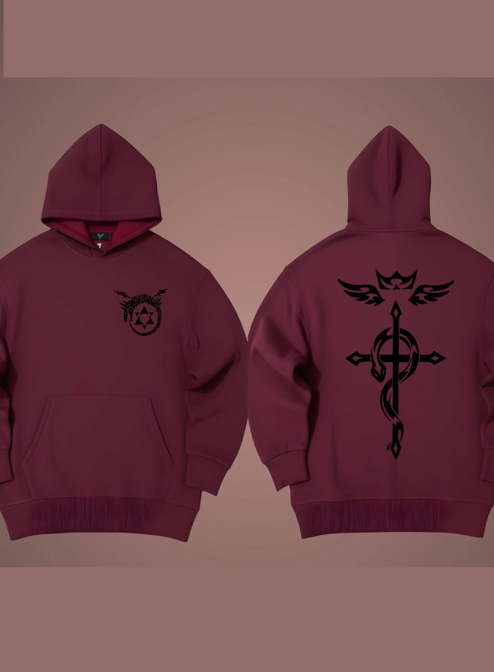 2439 - Fullmetal Alchemist – Brotherhood Drop Hoodie