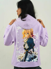 2444 - Violet Evergarden – Grace & Emotion Oversized Hoodie