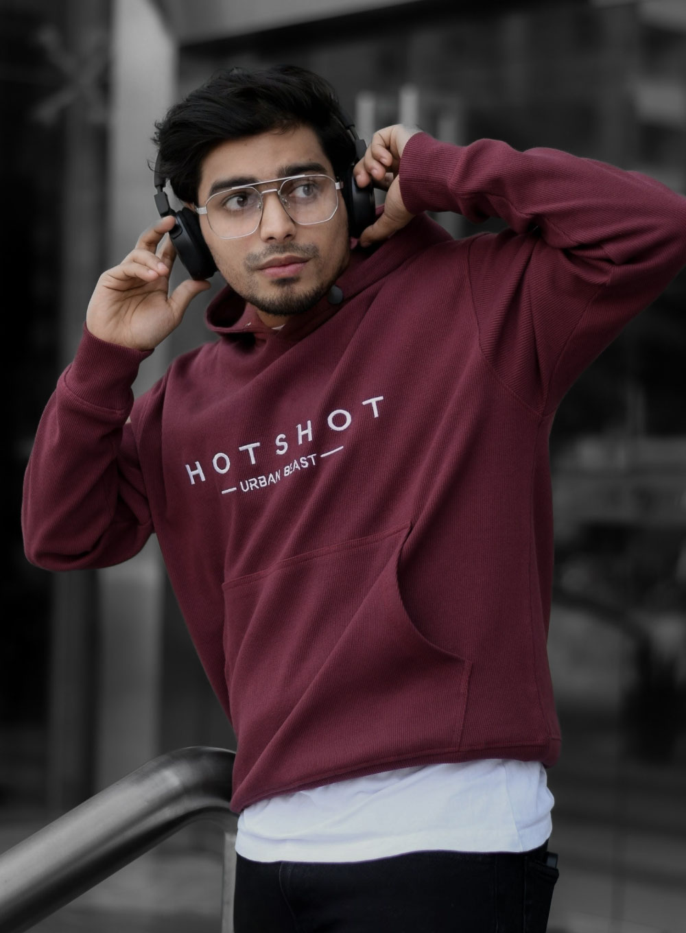 2480 - Urban freaky Premium hoodie - Maroon