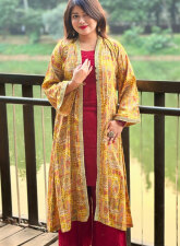 2486 - Designer Long Shrug with Inner Set