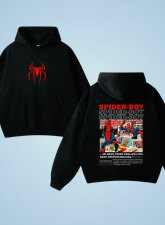 2503 - Clodio Spider Boy Black Hoodie