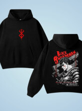 2505 - Clodio Berserk Anime Black Hoodie