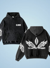 2510 - Clodio ACID WASH Black_Hoodie