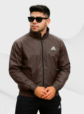 2520 - Mash Adidas Hooded Windbreaker-Coffee