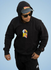 2527 - 𝐎𝐕𝐄𝐑𝐒𝐈𝐙𝐄𝐃 𝐃𝐑𝐎𝐏𝐒𝐇𝐎𝐔𝐋𝐃𝐄𝐑 "𝐇𝐎𝐎𝐃𝐈𝐄"  - Black