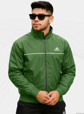 2529 - Adidas Biker Windbreaker-Green
