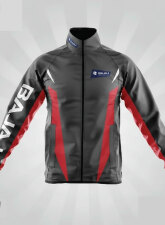 2534 - SPEEDY Grey & Red Windbreaker