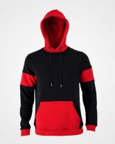 2552 - Speedy Winter Hoodie - Midnight Black & Red